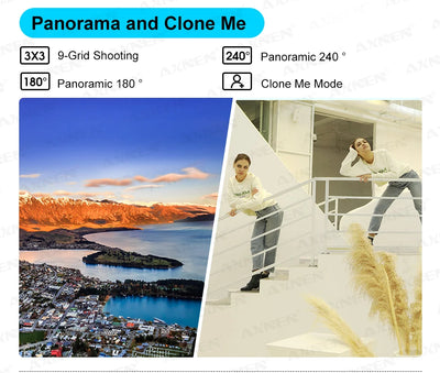 M02 Gimbal Smartphone Stabilizer 3-Axis Anti-shake Video Record Handheld Selfie Gimbals - LKBA