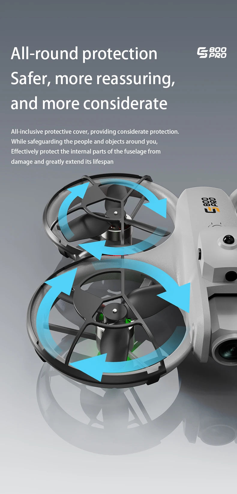 NEW ES800 Pro Mini Drone 1080P HD Camera Brushless Motor Obstacle Avoidance Aerial Photography Remote Control Aircraft Quadcopter - LKBA