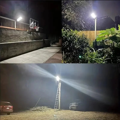 250W Solar Lights Outdoor Waterproof 8000LM LED Flood Lights Motion Sensor with Remote 3 Modes Street Lamp for Yard Garden Path - LKBA