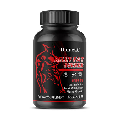 Belly Fat Burner for Men - Burn Belly Fat, Tighten Abs, Boost Muscle Growth, Caffeine Free - LKBA