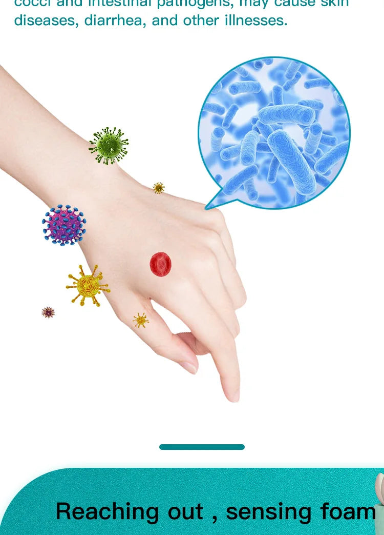 420ML Large Capacity Automatic Smart Senor Soap Dispenser Wall-Mounted Electric Foam/Liquid Model Hand Dish Washing Pump Machine - LKBA