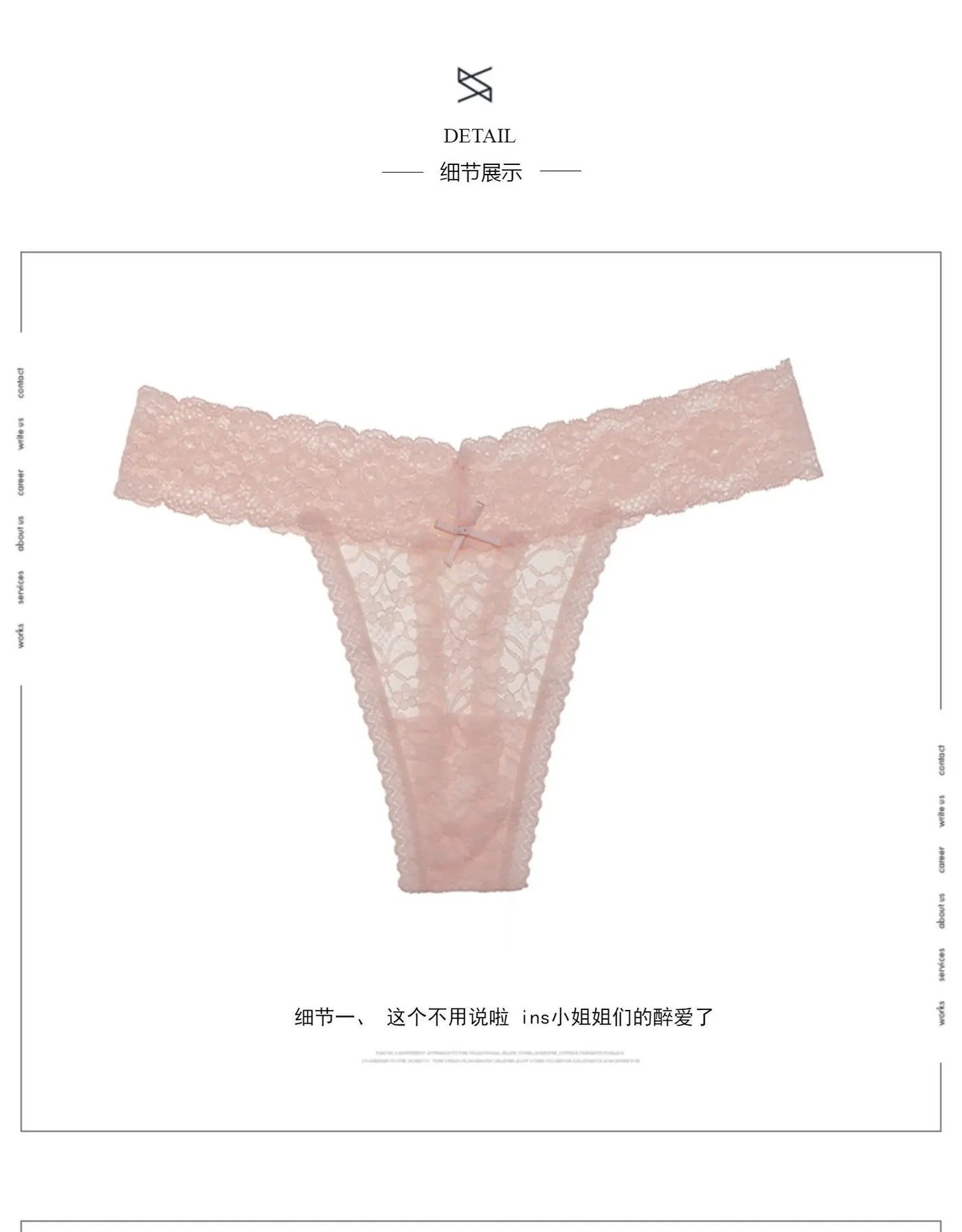 S-XL Plus Size Transparent Lace Lady thong Sexy Low-Waist Women's Lingerie Hollow Out G-string Temptation Female T-pants Tanga - LKBA