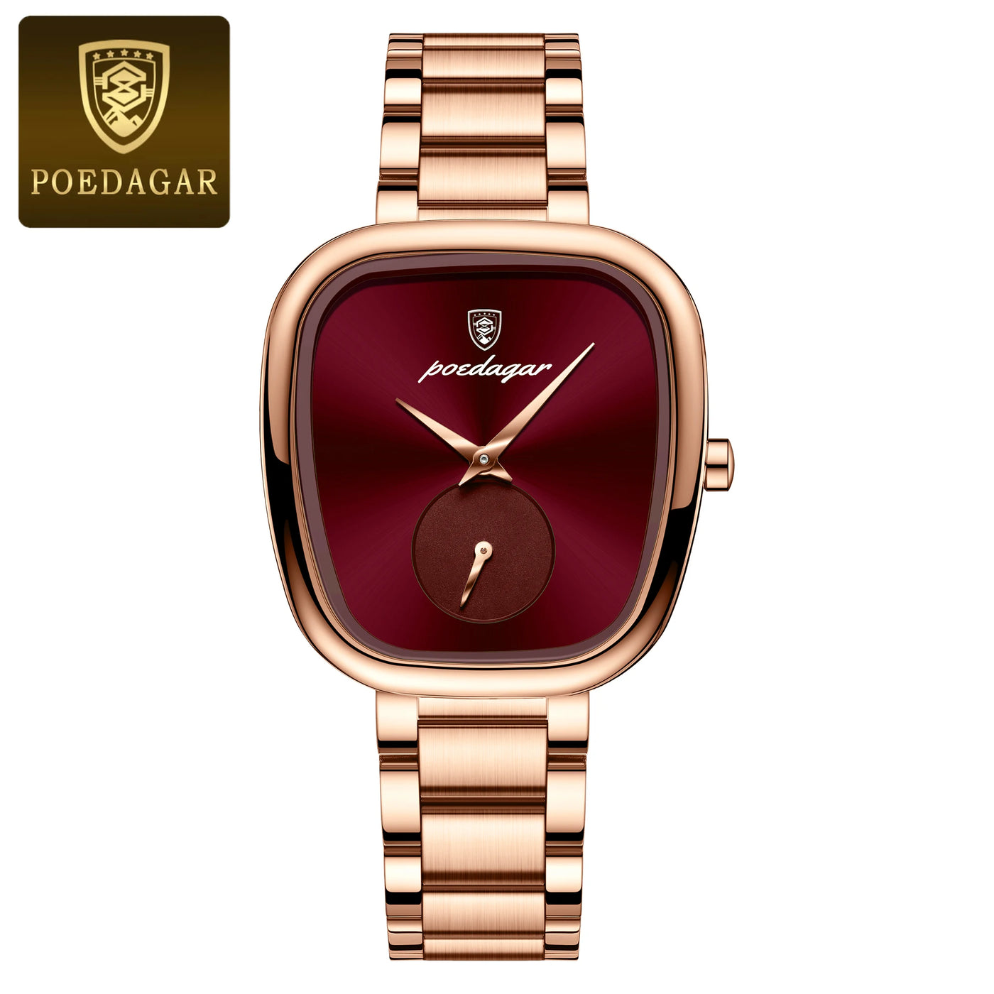 POEDAGAR Luxury Elegant Watch For Woman Waterproof Stainless Steel Quartz Women's Watches Simple High Quality Ladies Wristwatch - LKBA