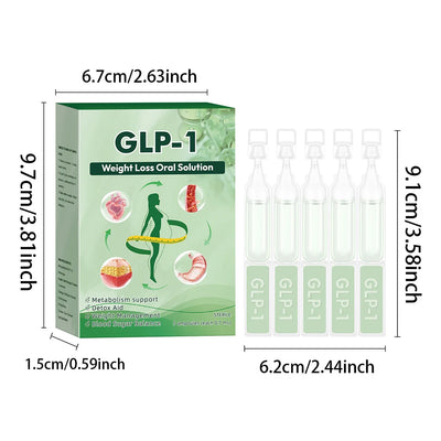 Body Care Supplies GLP-1 Drops Body Sliming Weight Loss Supplements for Women Men Natural Advanced Body Care - LKBA
