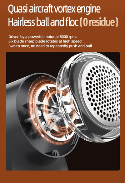 Portable Hair Ball Trimmer Home Clothes Shaving Machine Pill Removal Tool Shaver Lint Remover For Sweater USB Rechargeable - LKBA