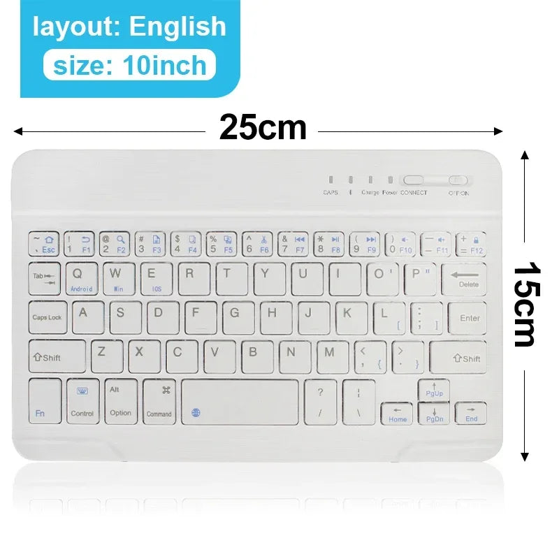 Bluetooth Keyboard for iPad 10th Generation iPad Pro 13 12 11 10 9 8 7 Inch iPad Air 13 11th iPad Mini, Tablets - LKBA