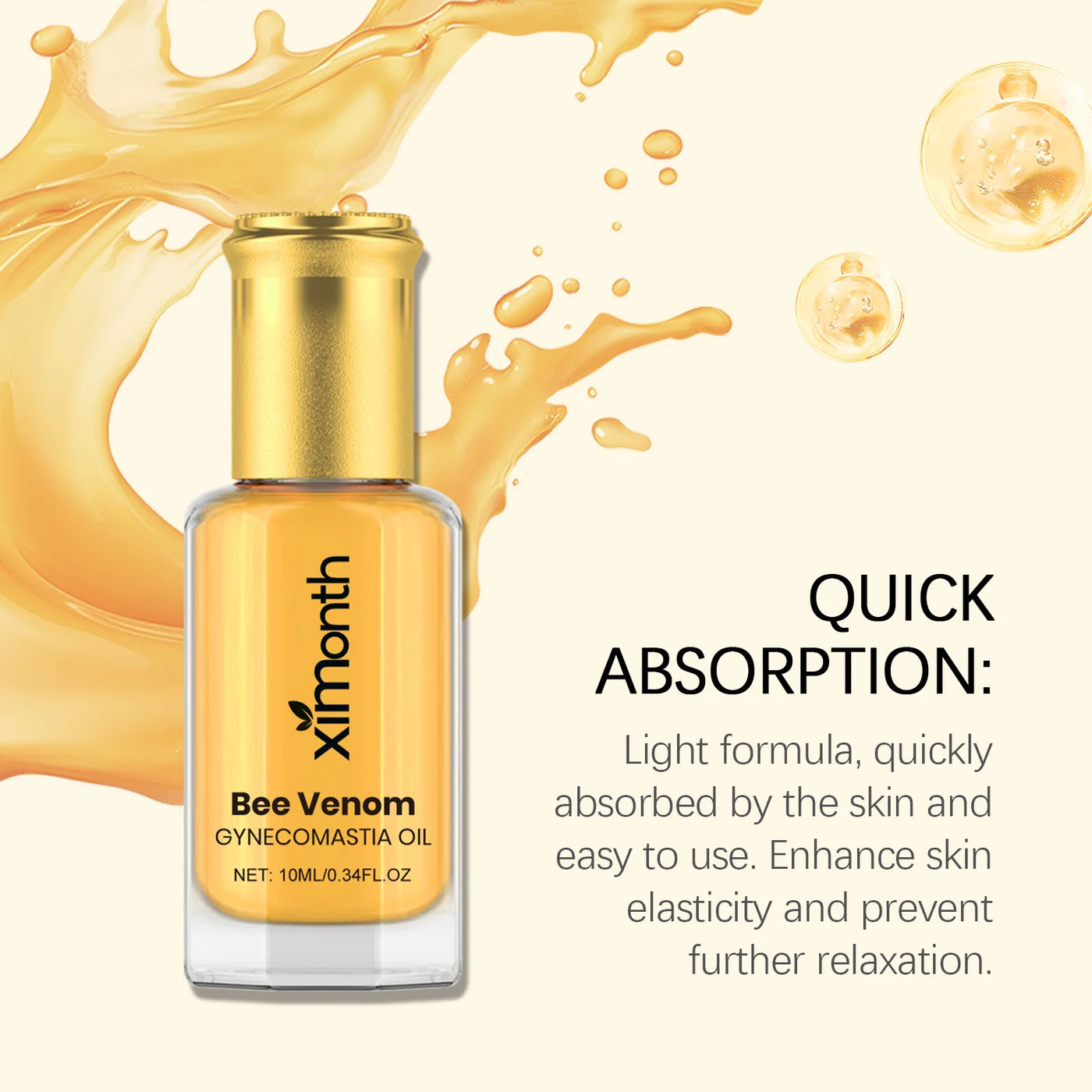 Man Chest Firming Oil Gynecomastia Tightening Remove Excess Fat Strengthen Chest Muscles - LKBA