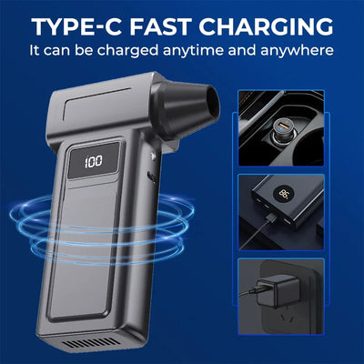 Xiaomi Powerful 1000000RPM 65m/s Air Vortex Brushless Protable Blower Dust Cleaner With Smart Display Brushless Electric Blower - LKBA