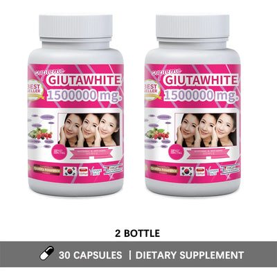 1500000MG Glutathione Skin Whitening Supplement Anti-Aging, UV Protection, Even Skin Tone & Scar - LKBA