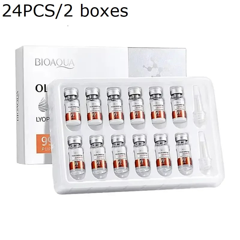 Facial  Serum Yeast Freeze-Dried Power Skin Care Set Shrink Pores Moisturizing Brighten Anti Aging Peptides Essence - LKBA