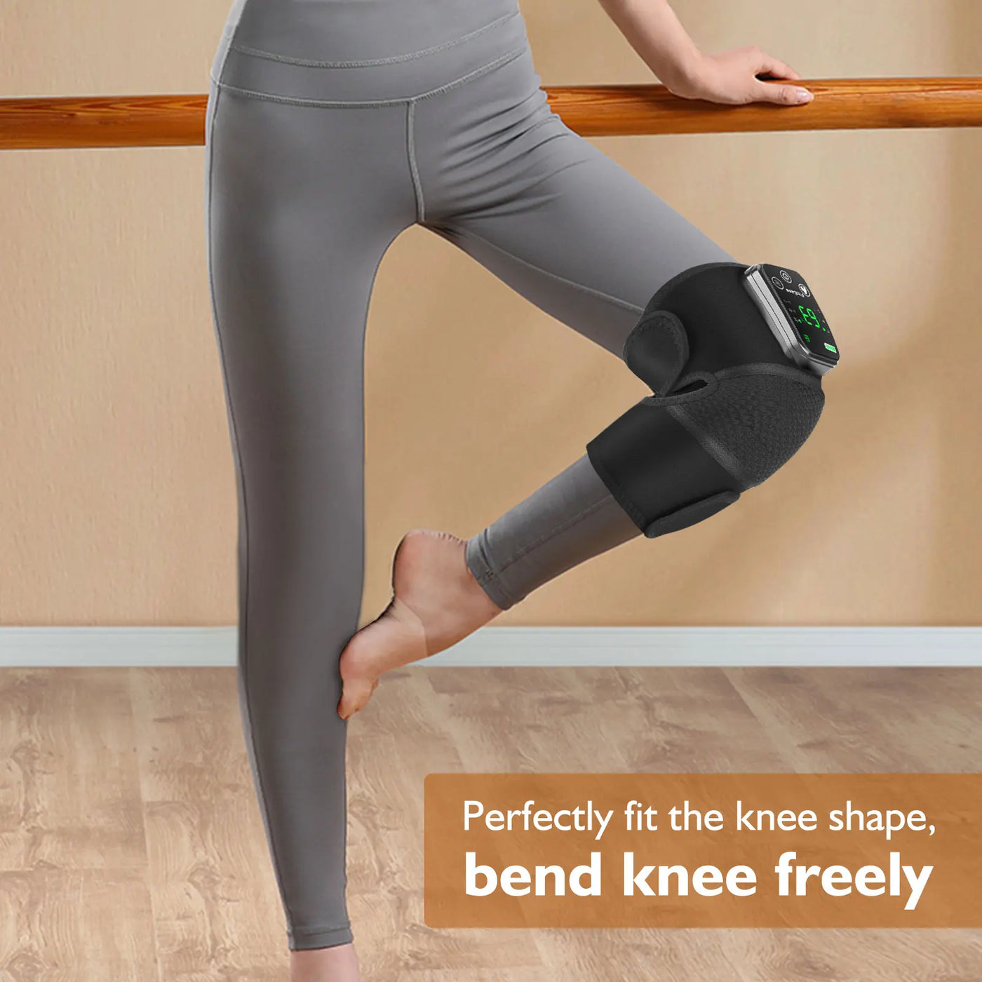 3 in 1 Cordless Thermal Knee Pad Knee Shoulder Massager Vibration Leg Arm Joint Brace Muscle Relax Joint Brace Muscle Relaxation - LKBA
