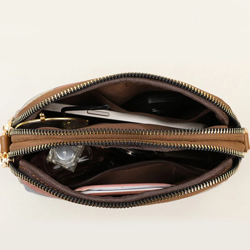 New Luxury Handbag Women Stitching Wild Messenger Bags Designer Brand Plaid Shoulder Bag Female Ladies Totes