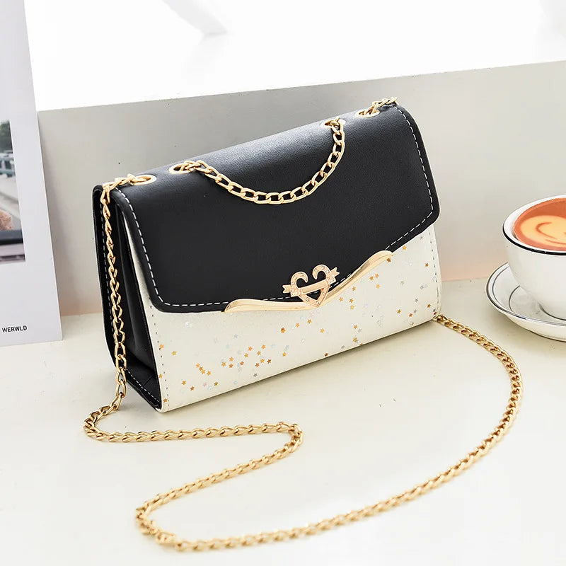 Spring and summer new sequined women's shoulder crossbody Korean - LKBA