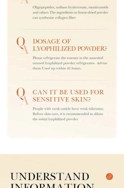 Facial  Serum Yeast Freeze-Dried Power Skin Care Set Shrink Pores Moisturizing Brighten Anti Aging Peptides Essence - LKBA