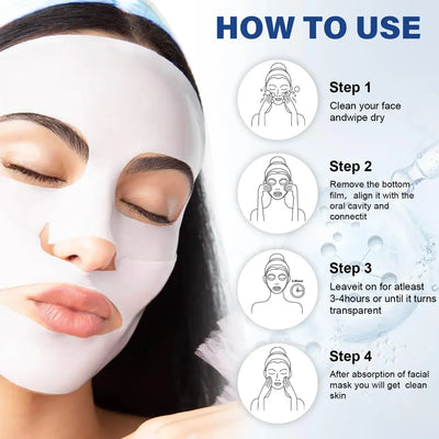 Deep Collagen Anti Wrinkle Lifting Mask Collagen Face Mask Overnight, Deep Collagen Mask for Lifting Firming Moisturizing - LKBA