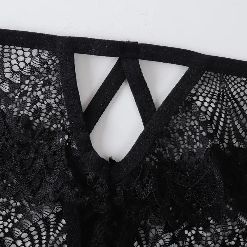 1/2 PCS Women's Lace Thongs Lingerie Intimates Woman T-back Soft T-panties Designed Tangas Mujer Sexy String Panties Thongs Sexy - LKBA