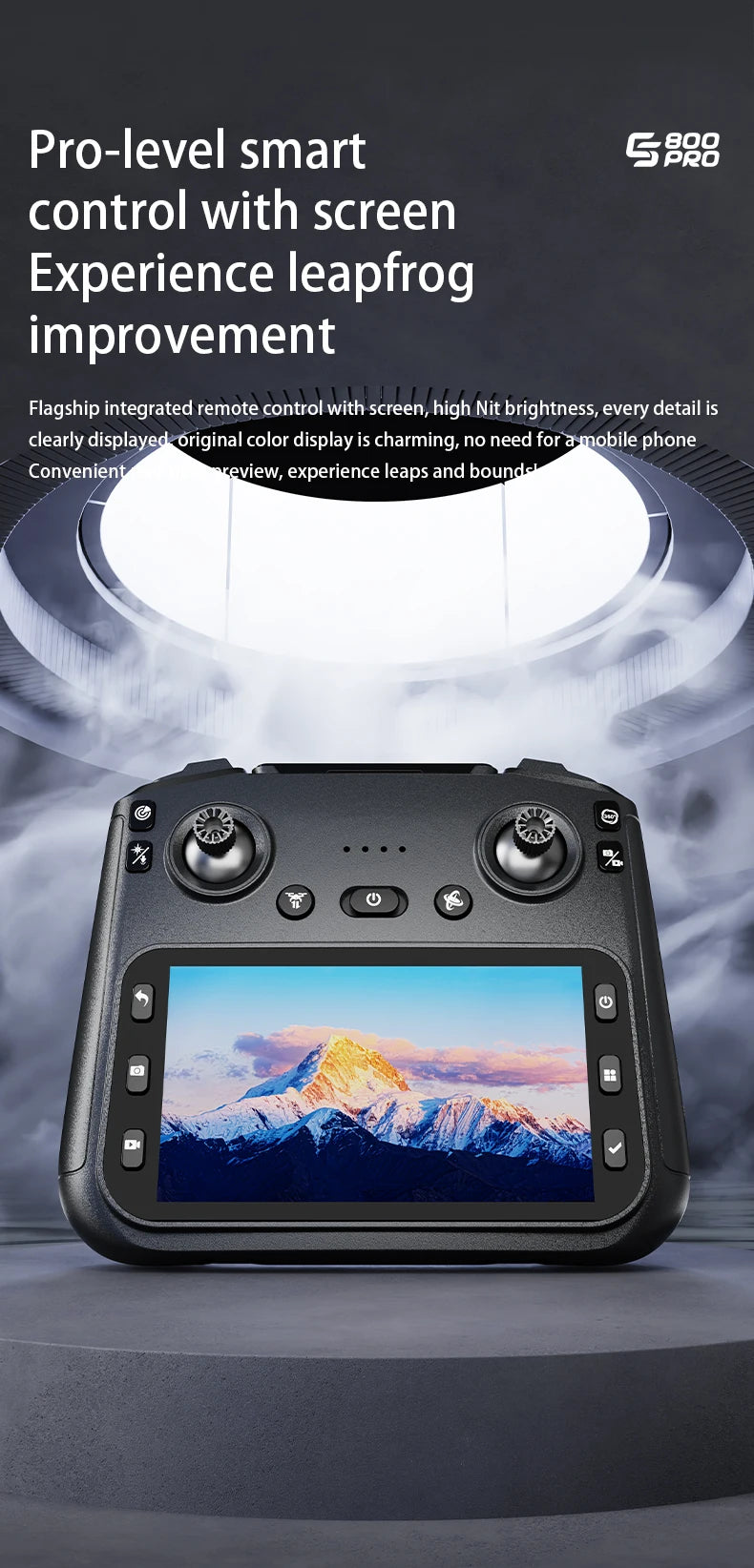 NEW ES800 Pro Mini Drone 1080P HD Camera Brushless Motor Obstacle Avoidance Aerial Photography Remote Control Aircraft Quadcopter - LKBA