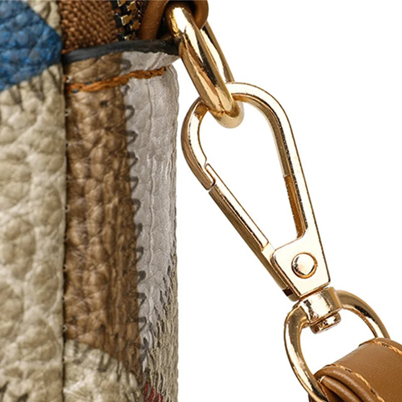 New Luxury Handbag Women Stitching Wild Messenger Bags Designer Brand Plaid Shoulder Bag Female Ladies Totes