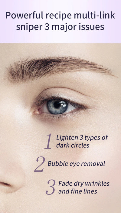 Anti-Wrinkle Anti Dark Circle Eye Cream Roller Massager Moisturizing Eye Bags Anti-Aging Hyaluronic Acid Eye Skin Care - LKBA