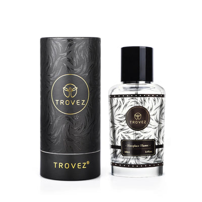 TROVEZ Fireplace Flame 100ml Perfume Arab Wood Tone Long-lasting Fragrance Unisex Perfume Body Spray Scent Gifts Aroma Men Women - LKBA