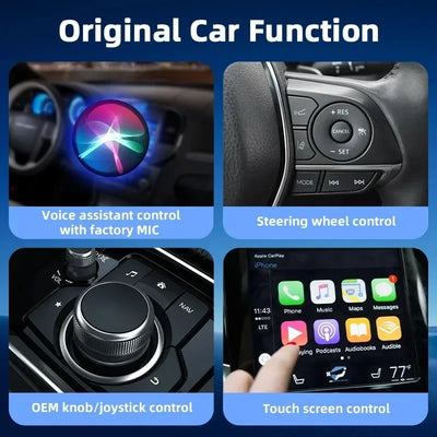 2025 NEW Wireless Carplay Adapter Android Auto 2in 1 Smart Dongle WIFI For iphone Android Phone For Volvo Benz Mg Kia Chery VW - LKBA