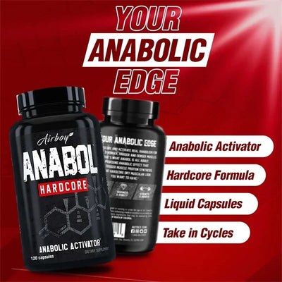 Anabol Hardcore Supplement - Helps Build Lean, Firm, High-quality Muscle,Promoting Muscle Growth,Recovery & Strength Enhancement - LKBA