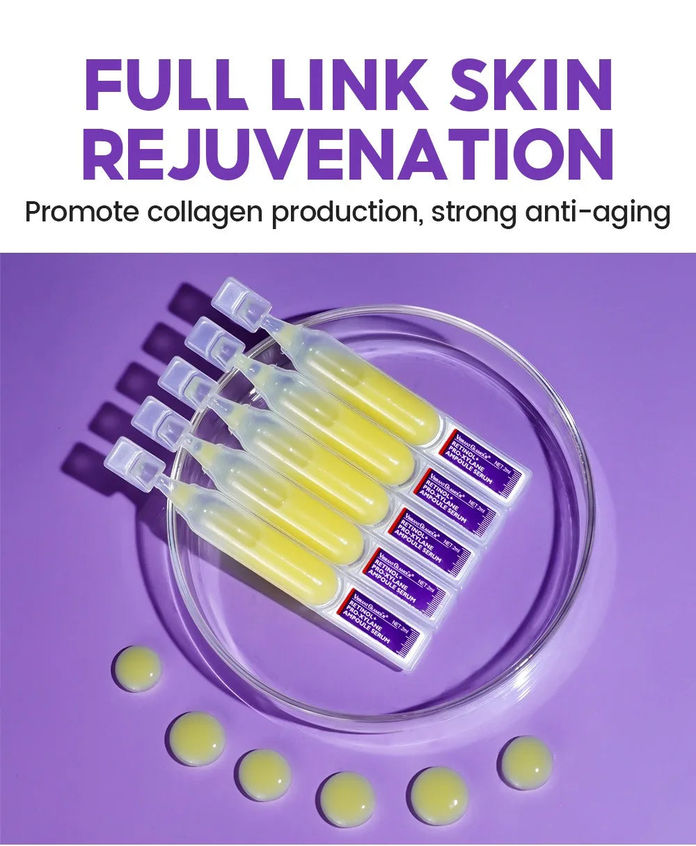 Retinol + Pro-xylane Ampoule serum  Repairs Strengthens The Skin And Diminishes Fine Lines Face Beauty Skin Care 15pcs - LKBA