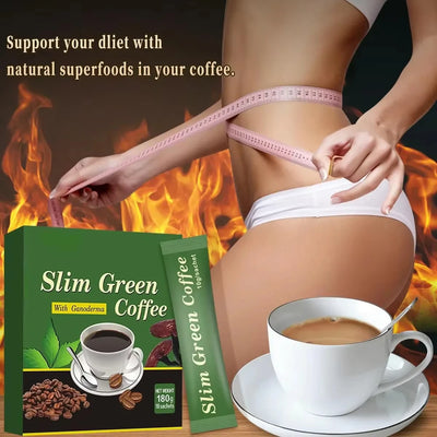 2 Boxs 18 Pcs/Box Natural Herbal Premium Slim Green Coffee Bean. Super Safe Weight Loss Fast Sliming Products - LKBA