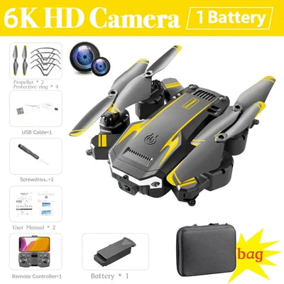 G6 Pro GPS Professional Drone 8K HD Dual-Camera Aerial Photography Omnidirectional Obstacle Avoidance Quadrotor RC Distance 5KM - LKBA
