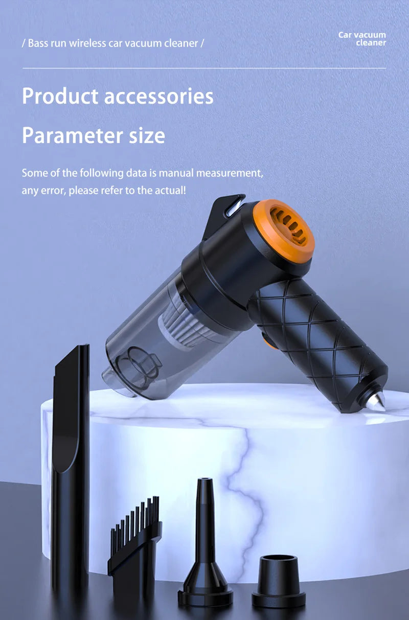 Xiaomi Multi-Purpose Vacuum Cleaner Wireless Charging Suction And Blowing Dual-Use Brushless Small mini Handheld Car High-Power - LKBA