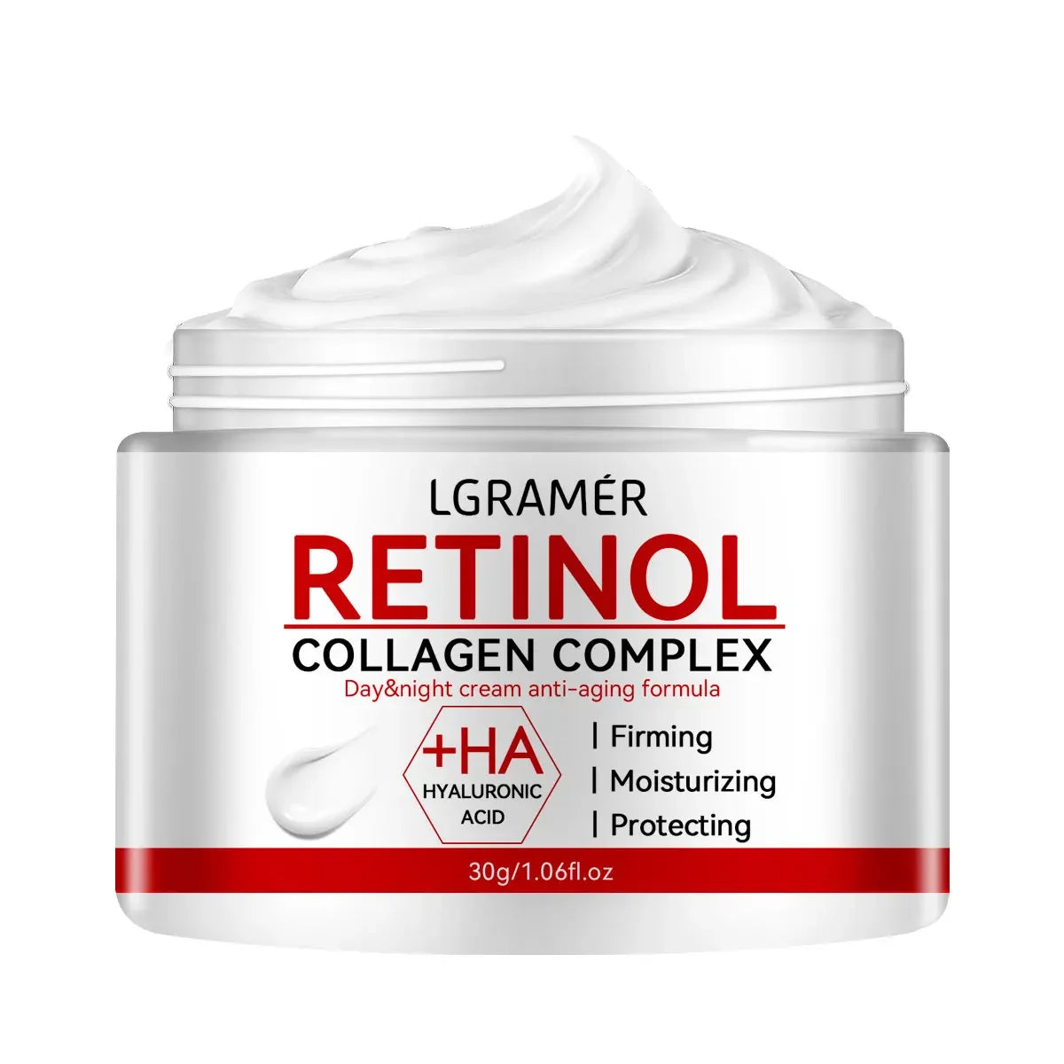 Retinol Lifting Firming Cream Collagen Smooth wrinkles Face Cream for Moisturizer Whitening Brighten - LKBA