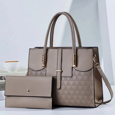 Hot Sale Of The Season New Fashionable PU Women's Handbag Set Crossbody Stylish Shoulder Bag - LKBA
