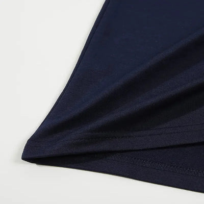 Spring and Autumn Men's Long Sleeve Polo Shirt Classic Business Office T-shirt Male Street Casual Fashion Solid Color Top - LKBA