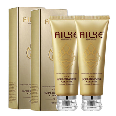 AILKE Lightening Facial Skin Care Cream With Glutathione, Reduce Dark Spots, Improve Dull Skin, Moisturizing Face Clean Set