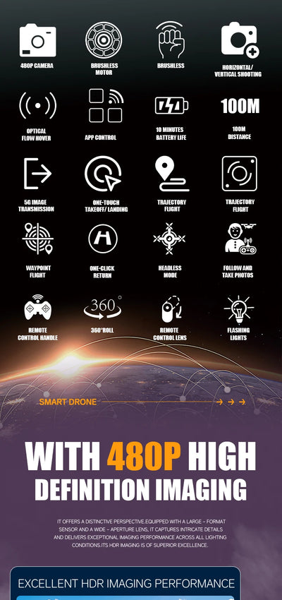 M5 Drone Professional 8K Wide-Angle HD Triple Camera Wi-Fi FPV Height Hold RC Drone Aircraft Quadrotor Adult - LKBA