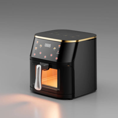 10L Large Capacity Air Fryer Multifunctional Electric Oven with Touch Screen Non-stick Pan - LKBA