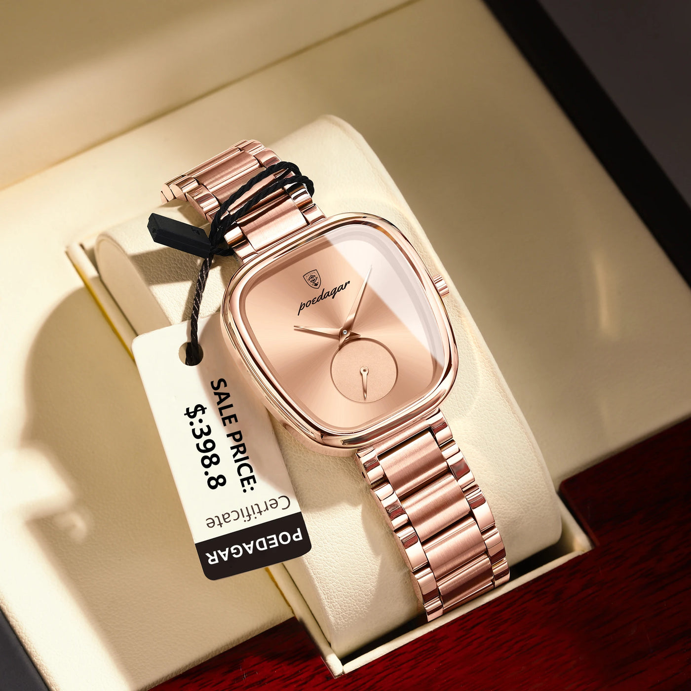 POEDAGAR Luxury Elegant Watch For Woman Waterproof Stainless Steel Quartz Women's Watches Simple High Quality Ladies Wristwatch - LKBA