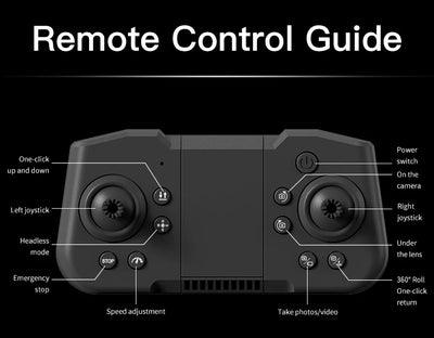 New X226 Mini RC Drone with Professional 8K HD Dual Camera 6Axis Headless Mode 360 Fly Remote Quadcopter - LKBA