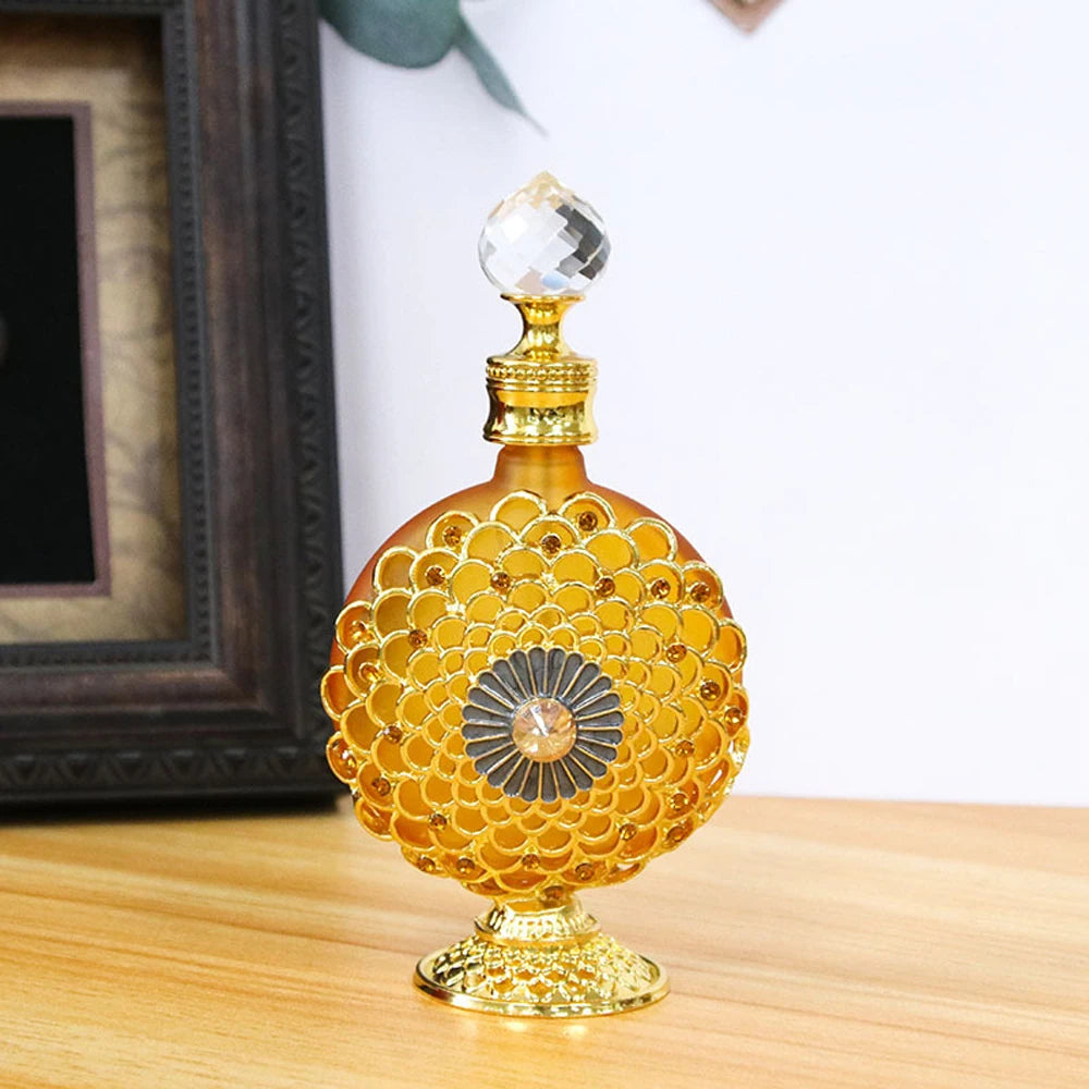 30ml Luxury Vintage Perfume Bottles parfum Mini Travel Essentials Oil Glass Dubai Refillable Perfume Refill mini Dropper Bottle - LKBA
