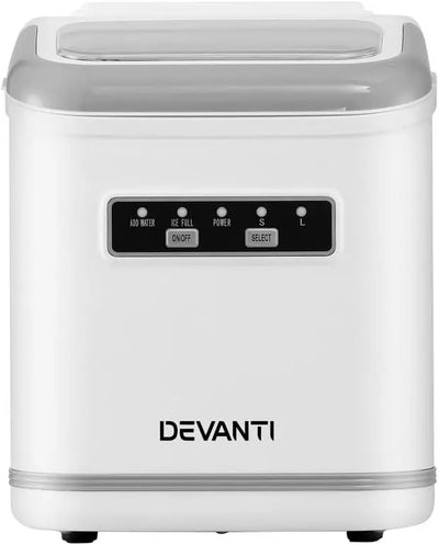 Maker Machine, Portable Ice Machine, 6-Min Quick Ice, Self Cleaning, 1.3L Water Tank, Ideal for Home, Office & Camping - LKBA