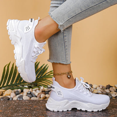 Women's shoes, women's sports shoes 2025 Women's shoes Breathable single-mesh dad shoes Women's casual and versatile sports shoe - LKBA