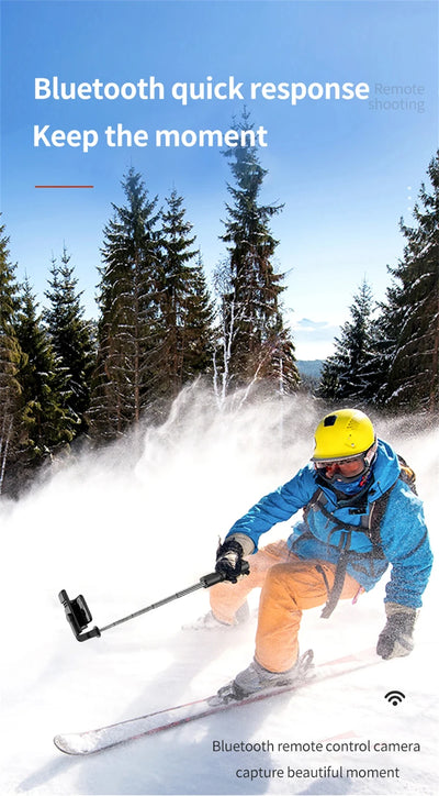 3 In 1 Bluetooth Wireless Selfie Tripod with Fill Light Shutter Remote Control - LKBA