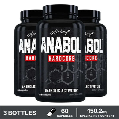 Anabol Hardcore Supplement - Helps Build Lean, Firm, High-quality Muscle,Promoting Muscle Growth,Recovery & Strength Enhancement - LKBA