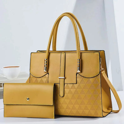 Hot Sale Of The Season New Fashionable PU Women's Handbag Set Crossbody Stylish Shoulder Bag - LKBA