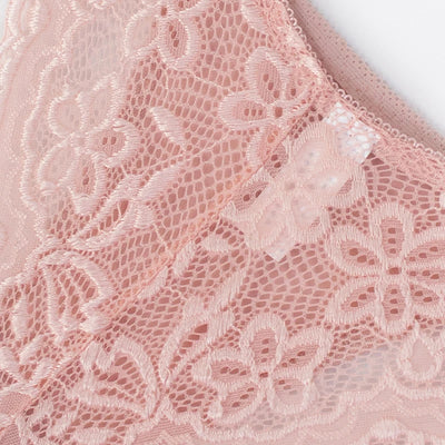 1pcs 2025 New Style Embroidery Floral Panties Low Rise Solid Elegant Lady Briefs Breathable Comfortable Sexy Lingerie Underpants - LKBA