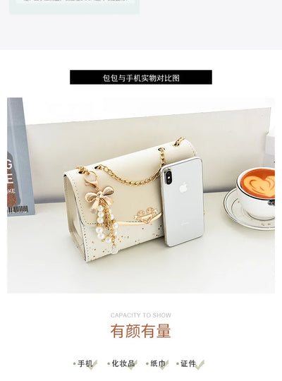 Spring and summer new sequined women's shoulder crossbody Korean - LKBA