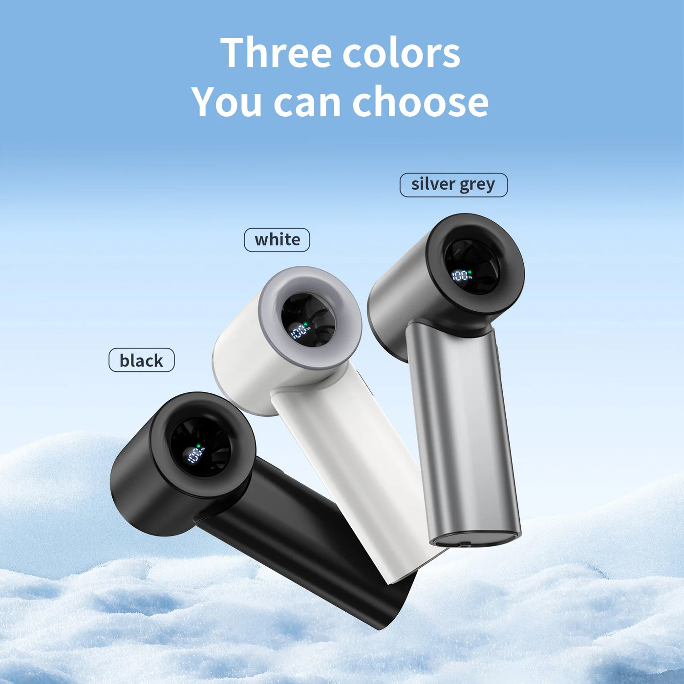 Rechargeable Handheld Fan, Stylish Design, Portable High Speed Fan - Small and Powerful for Outdoor Sports, Travel, Camping - LKBA