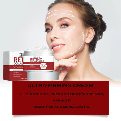 Anti-Aging Retinol Cream Collagen Wrinkle Remover Face Care Cream for Moisturizer Whitening Brighten Skin Care Products - LKBA
