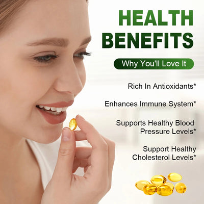 Odorless Garlic Capsules - Balance Cholesterol Levels, Support Heart and Cardiovascular Health - LKBA