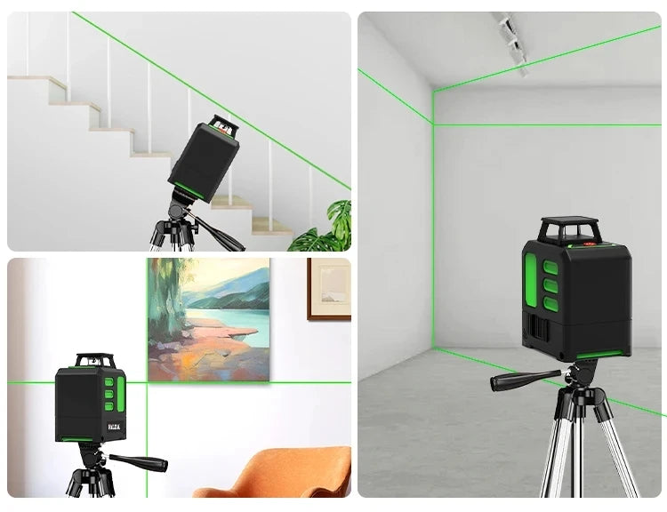 Green Cross Laser Level meter 360 Automatic Level meter Construction Tools and Equipment Optical Instruments - LKBA